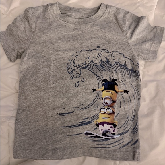 Minions Gray Kids T-Shirt - Picture 1 of 2